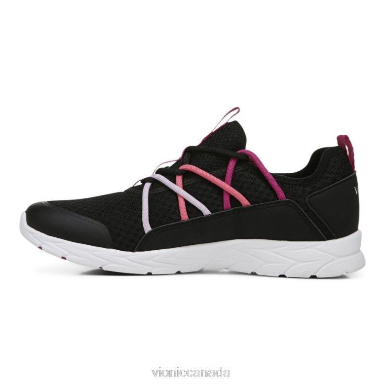 Vionic Zeliya Lace Up Sneaker 4642661005 Black Vionic boots canada