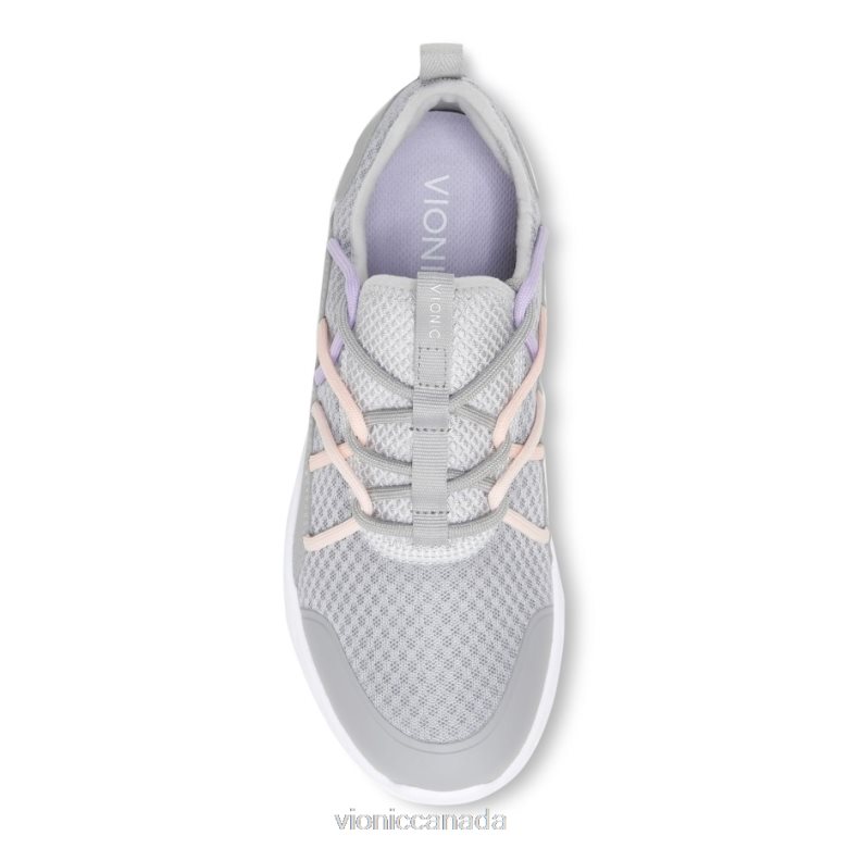 Vionic Zeliya Lace Up Sneaker 4642661008 Grey Vionic sandals canada