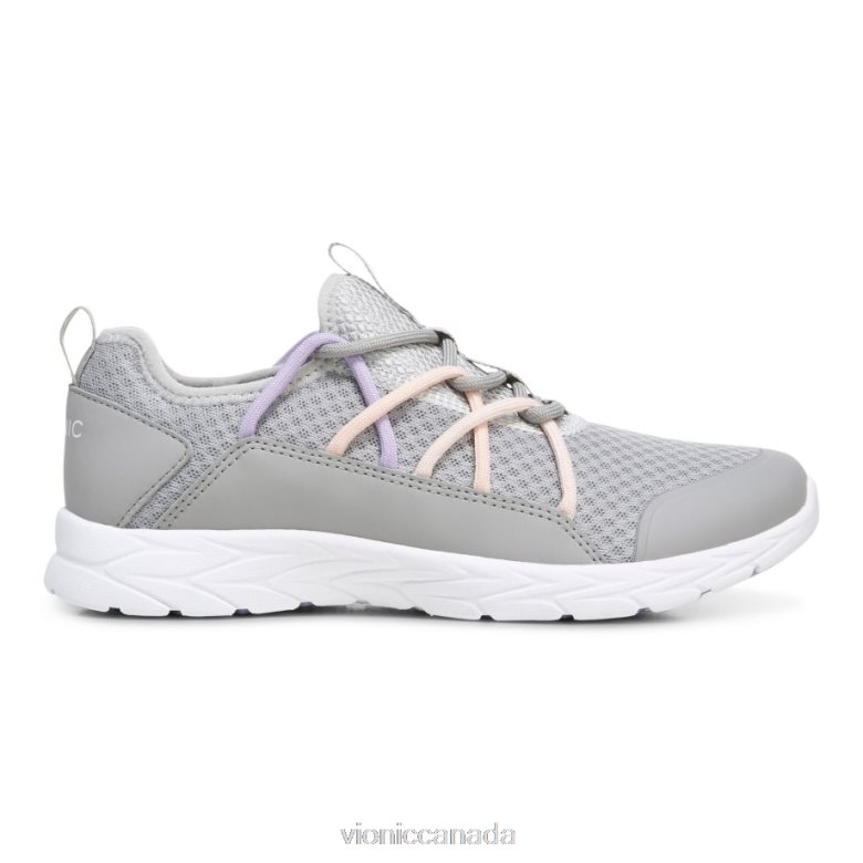 Vionic Zeliya Lace Up Sneaker 4642661008 Grey Vionic sandals canada