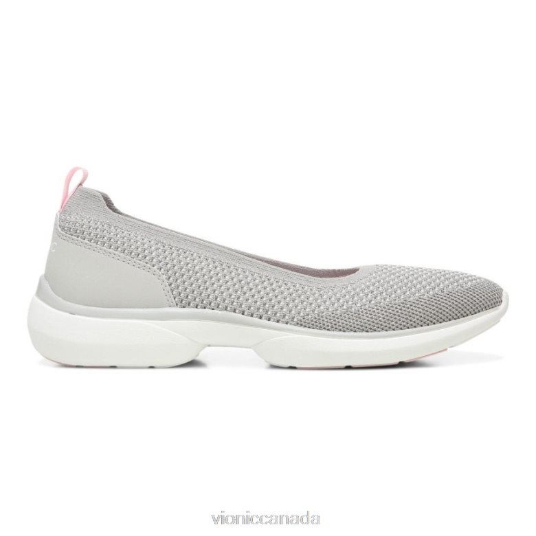 Vionic Kallie Slip On Trainer 464266152 Grey Metallic Vionic boots canada