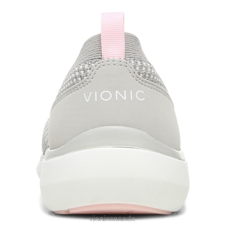 Vionic Kallie Slip On Trainer 464266152 Grey Metallic Vionic boots canada