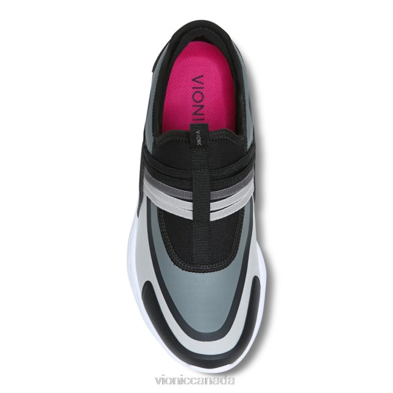 Vionic Vayda Slip On Trainer 464266678 Black Grey Vionic canada shoes