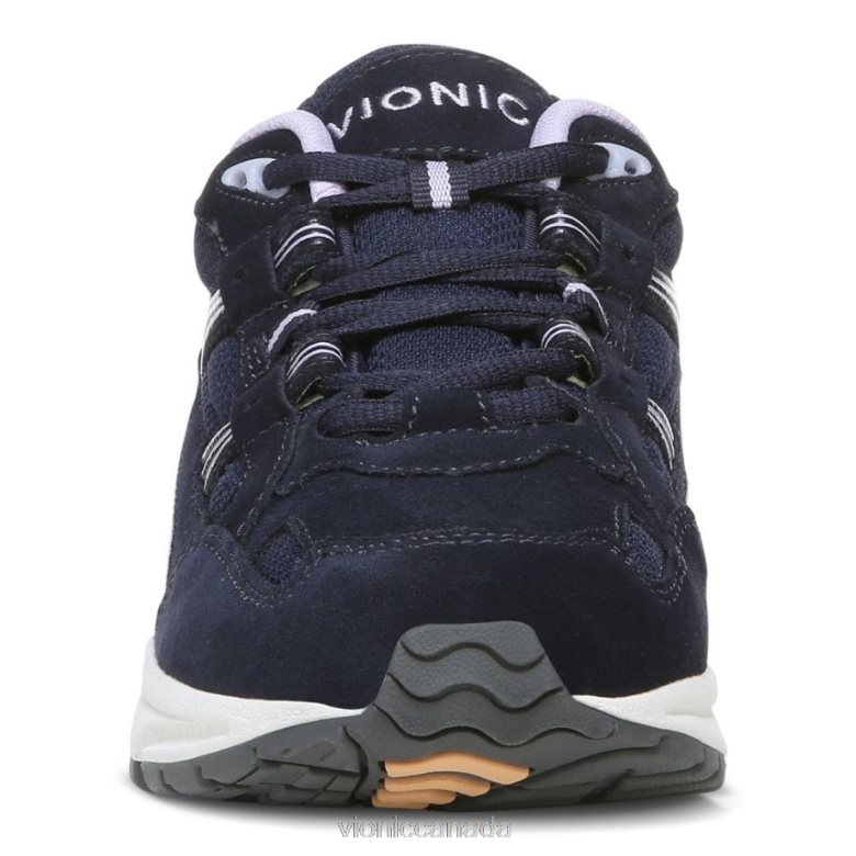 Vionic Walker Classic Trainer 464266251 Navy/Purple Heather Vionic shoes calgary