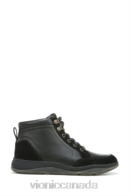 Vionic Whitley Black Leather Chukka High Tops 4642661573Vionic boots canada