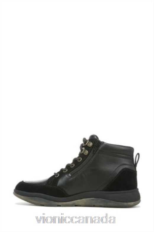 Vionic Whitley Black Leather Chukka High Tops 4642661573Vionic boots canada