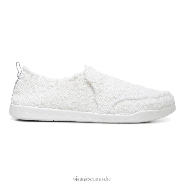 Vionic Beach Malibu Slip on Sneaker: Boucle 4642661073 White Boucle Vionic sneakers