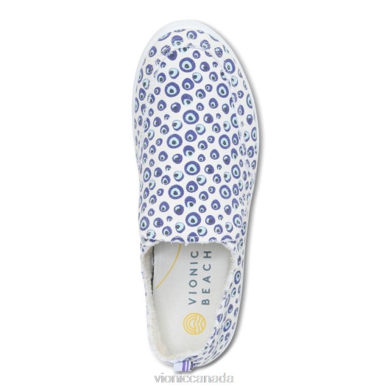 Vionic Beach Malibu Slip on Sneaker: Bubbles 4642661143 Marshmallow Vionic shoes calgary