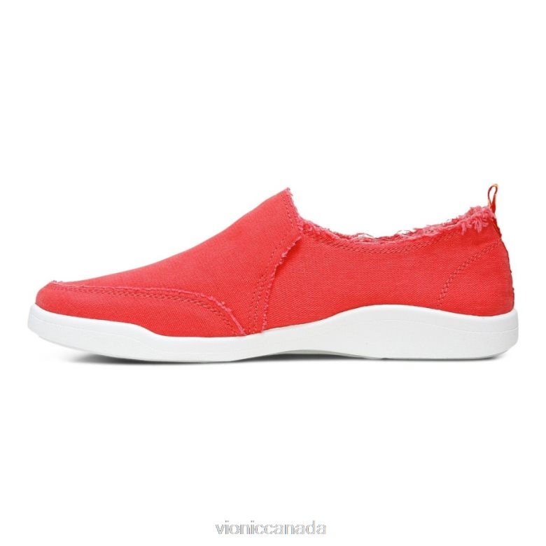 Vionic Beach Malibu Slip on Sneaker: Canvas 4642661074 Poppy Canvas Vionic canada shoes