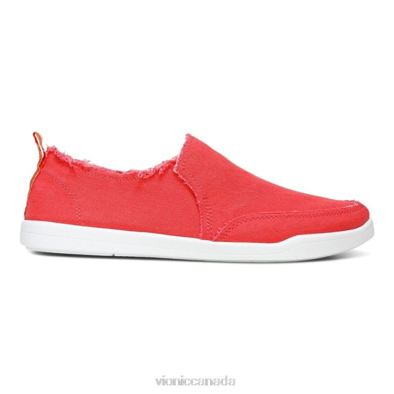 Vionic Beach Malibu Slip on Sneaker: Canvas 4642661074 Poppy Canvas Vionic canada shoes