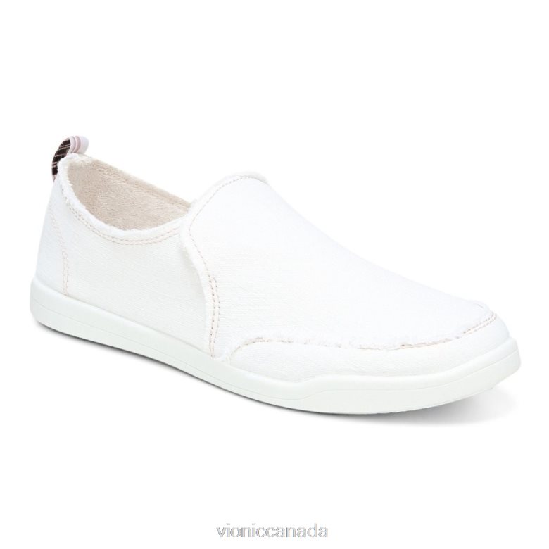Vionic Beach Malibu Slip on Sneaker: Canvas 4642661075 Cream Canvas Vionic canada sale