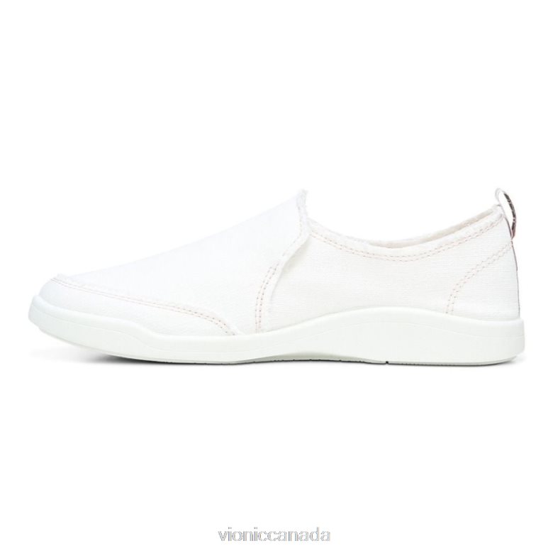 Vionic Beach Malibu Slip on Sneaker: Canvas 4642661075 Cream Canvas Vionic canada sale