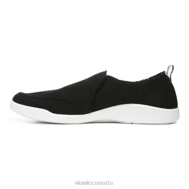 Vionic Beach Malibu Slip on Sneaker: Canvas 4642661077 Black Canvas Vionic boots canada