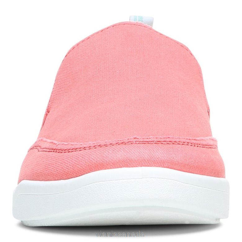 Vionic Beach Malibu Slip on Sneaker: Canvas 4642661078 Sea Coral Canvas Vionic calgary