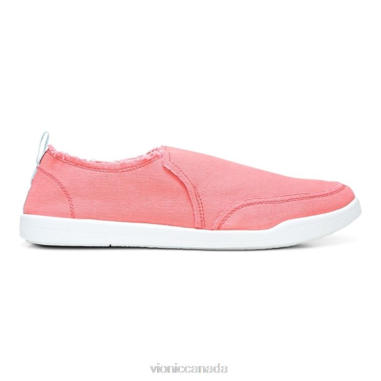 Vionic Beach Malibu Slip on Sneaker: Canvas 4642661078 Sea Coral Canvas Vionic calgary