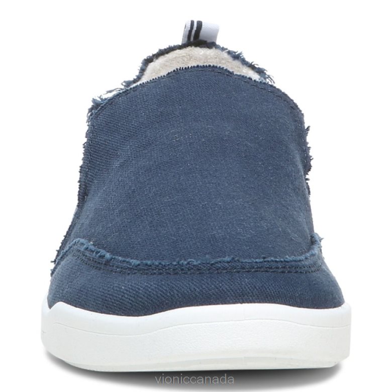 Vionic Beach Malibu Slip on Sneaker: Canvas 4642661080 Navy Canvas Vionic sandals canada
