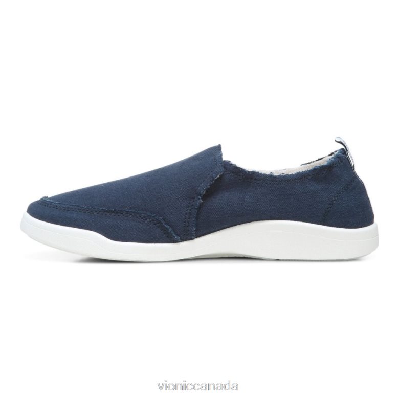 Vionic Beach Malibu Slip on Sneaker: Canvas 4642661080 Navy Canvas Vionic sandals canada