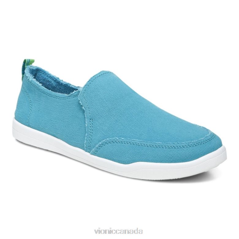 Vionic Beach Malibu Slip on Sneaker: Canvas 4642661084 Lake Blue Canvas Vionic canada