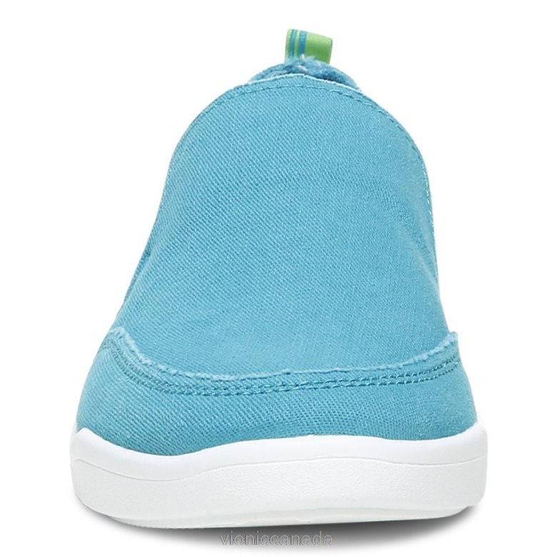 Vionic Beach Malibu Slip on Sneaker: Canvas 4642661084 Lake Blue Canvas Vionic canada