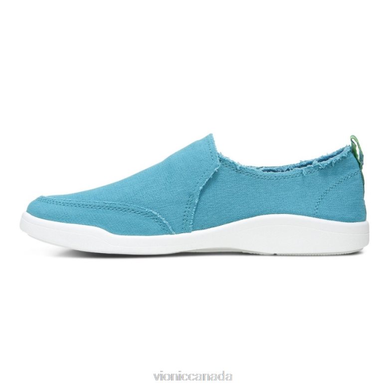 Vionic Beach Malibu Slip on Sneaker: Canvas 4642661084 Lake Blue Canvas Vionic canada