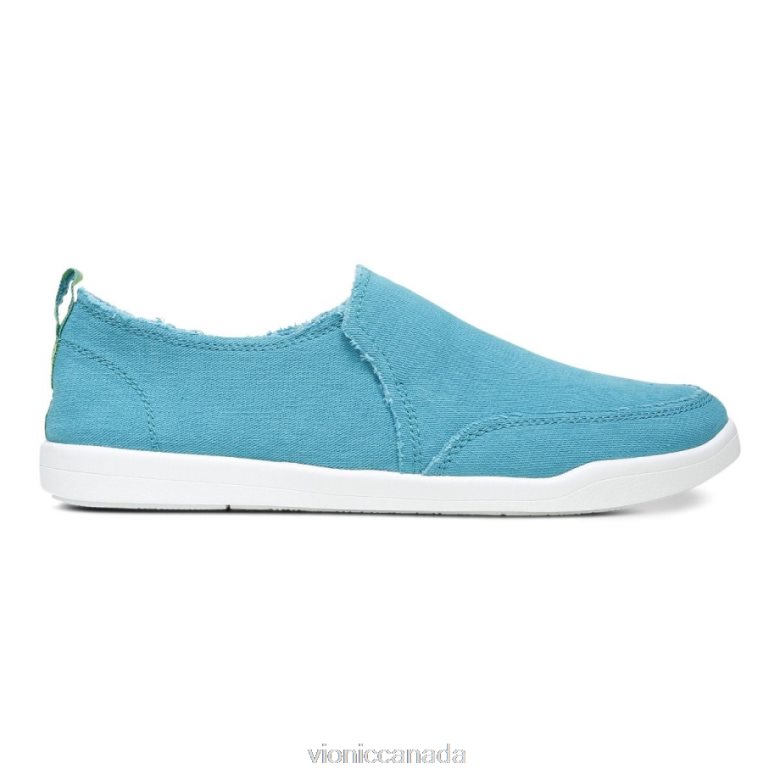 Vionic Beach Malibu Slip on Sneaker: Canvas 4642661084 Lake Blue Canvas Vionic canada