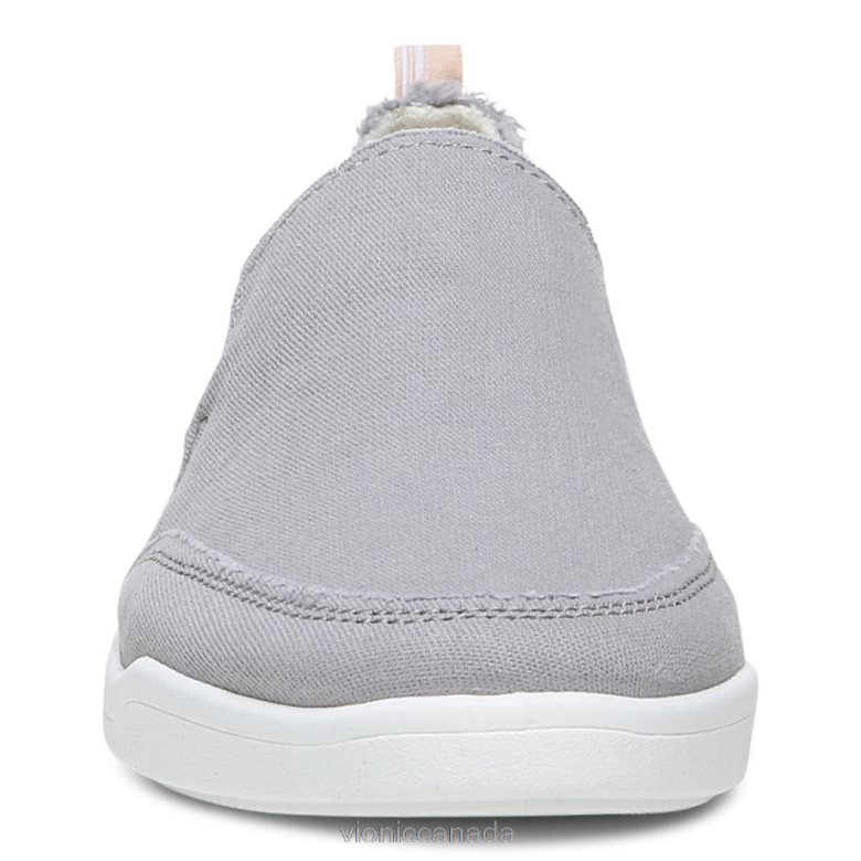 Vionic Beach Malibu Slip on Sneaker: Canvas 4642661085 Light Grey Canvas Vionic boots canada