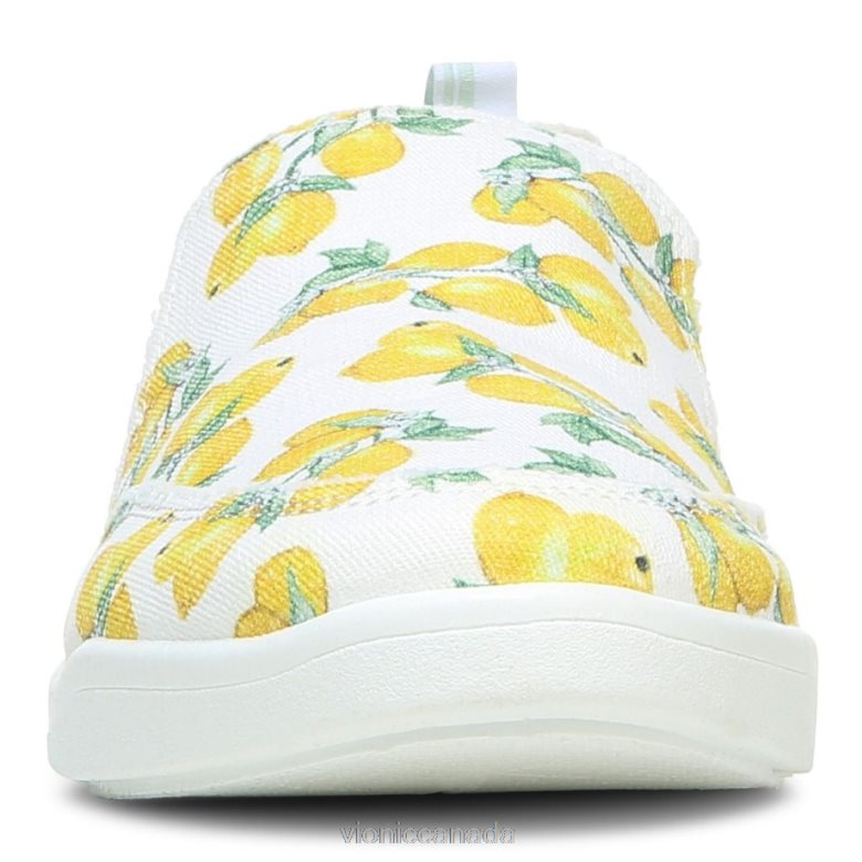 Vionic Beach Malibu Slip on Sneaker: Fruit 4642661167 Lemons Vionic shoes calgary