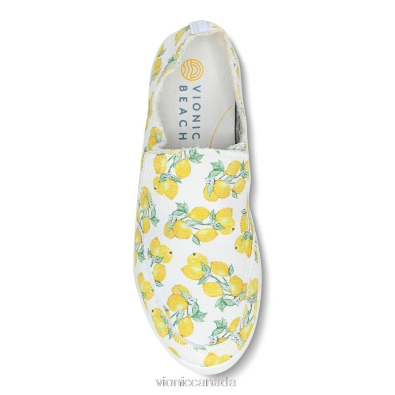 Vionic Beach Malibu Slip on Sneaker: Fruit 4642661167 Lemons Vionic shoes calgary