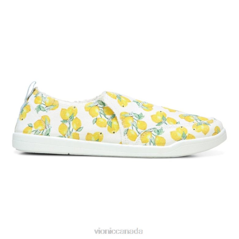 Vionic Beach Malibu Slip on Sneaker: Fruit 4642661167 Lemons Vionic shoes calgary