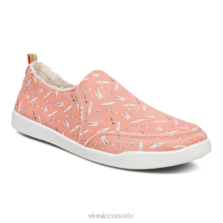 Vionic Beach Malibu Slip on Sneaker: Fun in the Sun 4642661151 Papaya Vionic shoes calgary