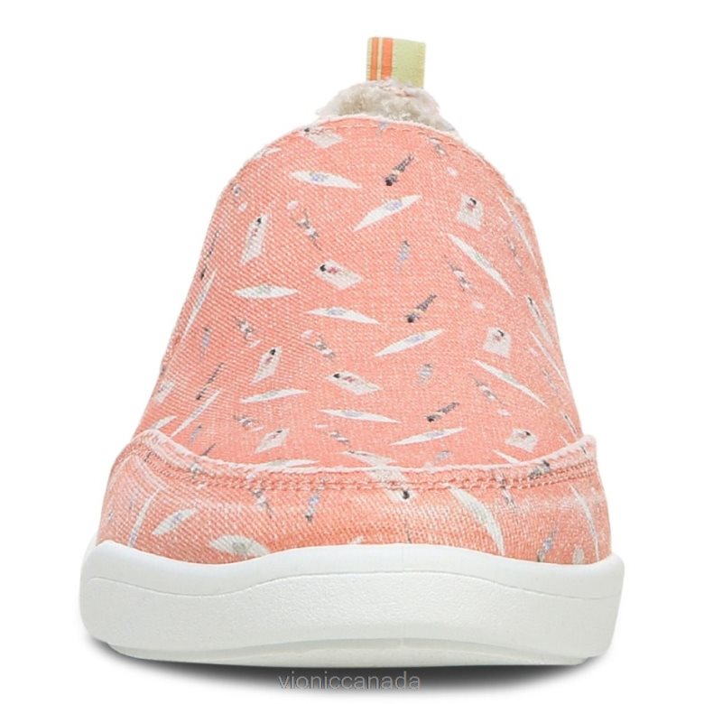 Vionic Beach Malibu Slip on Sneaker: Fun in the Sun 4642661151 Papaya Vionic shoes calgary