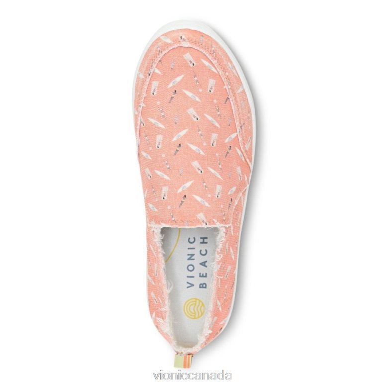 Vionic Beach Malibu Slip on Sneaker: Fun in the Sun 4642661151 Papaya Vionic shoes calgary
