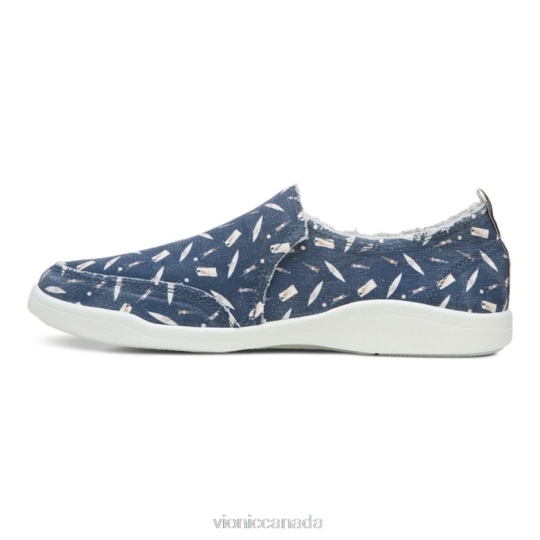 Vionic Beach Malibu Slip on Sneaker: Fun in the Sun 4642661152 Dark Blue Vionic sandals canada