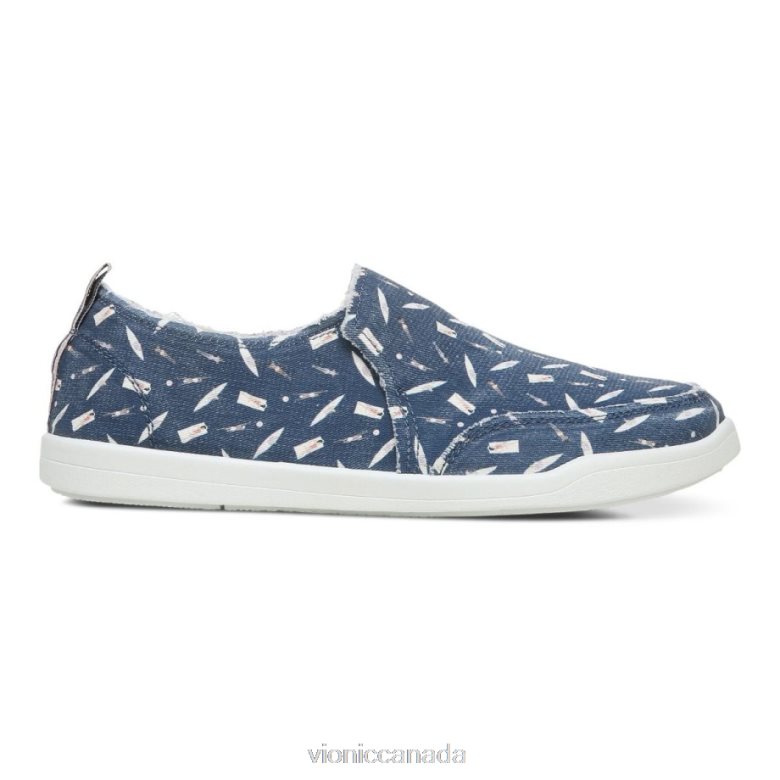 Vionic Beach Malibu Slip on Sneaker: Fun in the Sun 4642661152 Dark Blue Vionic sandals canada