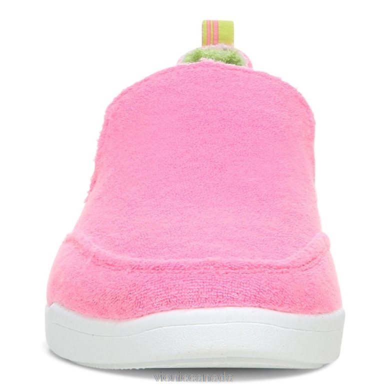 Vionic Beach Malibu Slip on Sneaker: Terry 4642661153 Bubblegum Terry Vionic sneakers