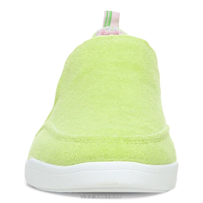Vionic Beach Malibu Slip on Sneaker: Terry 4642661154 Lime Terry Vionic canada shoes