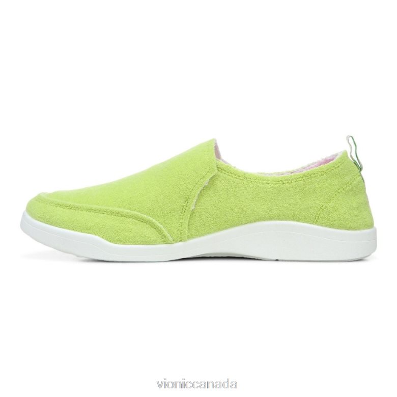 Vionic Beach Malibu Slip on Sneaker: Terry 4642661154 Lime Terry Vionic canada shoes