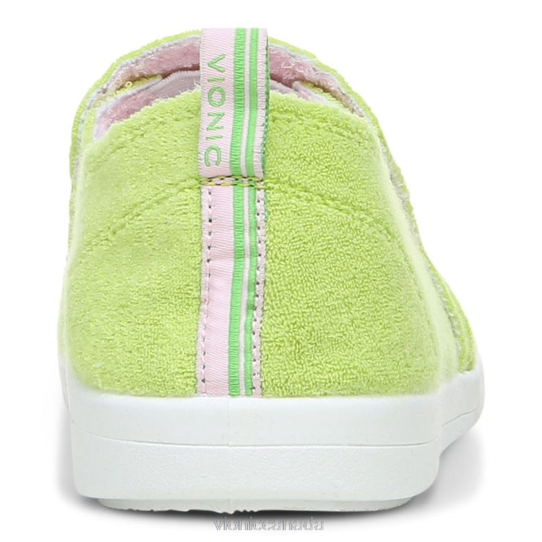 Vionic Beach Malibu Slip on Sneaker: Terry 4642661154 Lime Terry Vionic canada shoes