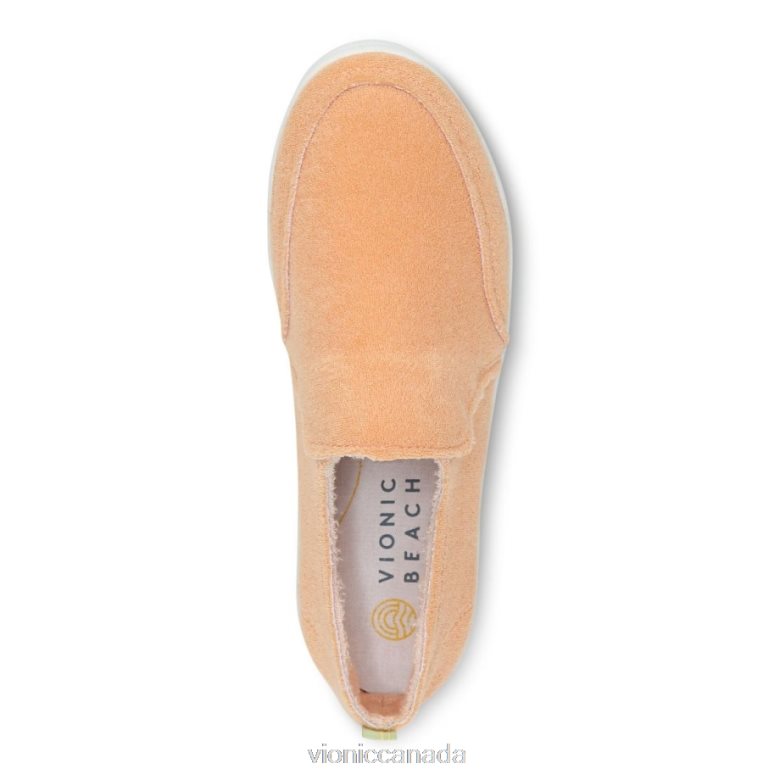 Vionic Beach Malibu Slip on Sneaker: Terry 4642661155 Apricot Terry Vionic canada sale