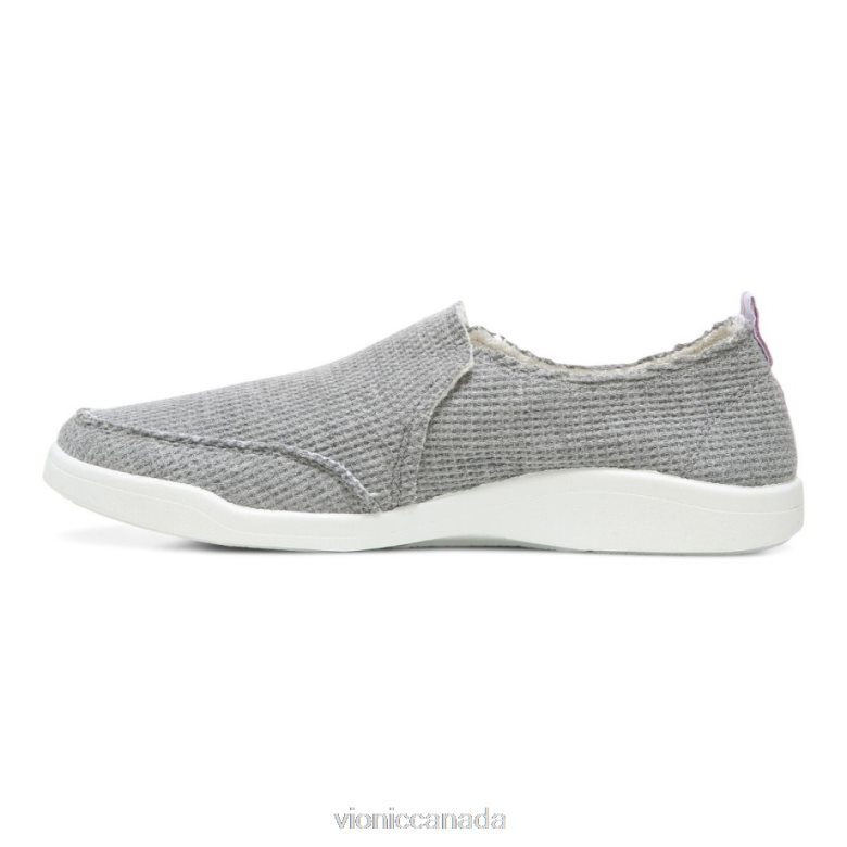 Vionic Beach Malibu Slip on Sneaker: Waffle Knit 4642661145 Charcoal Knit Vionic sneakers