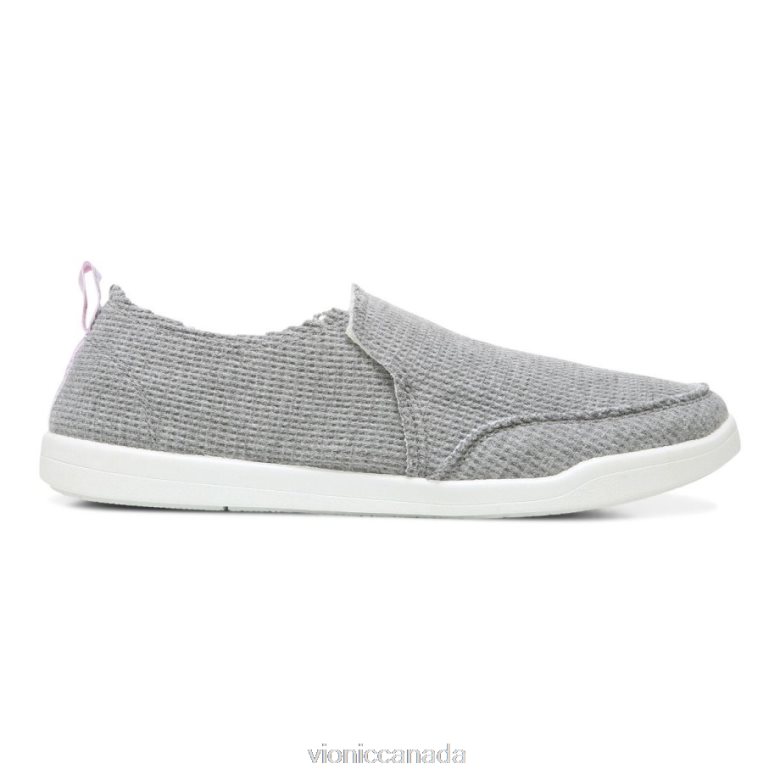 Vionic Beach Malibu Slip on Sneaker: Waffle Knit 4642661145 Charcoal Knit Vionic sneakers