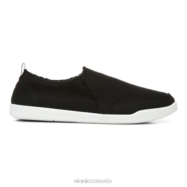Vionic Beach Malibu Slip on Sneaker: Waffle Knit 4642661146 Black Knit Vionic canada shoes