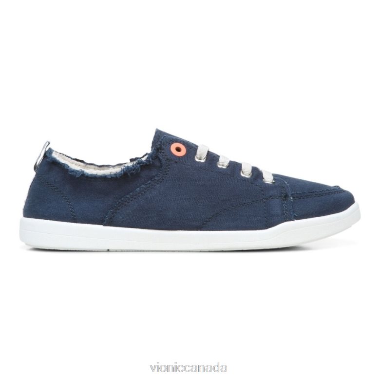 Vionic Beach Pismo Casual Sneaker: Canvas 4642661086 Navy Canvas Vionic calgary