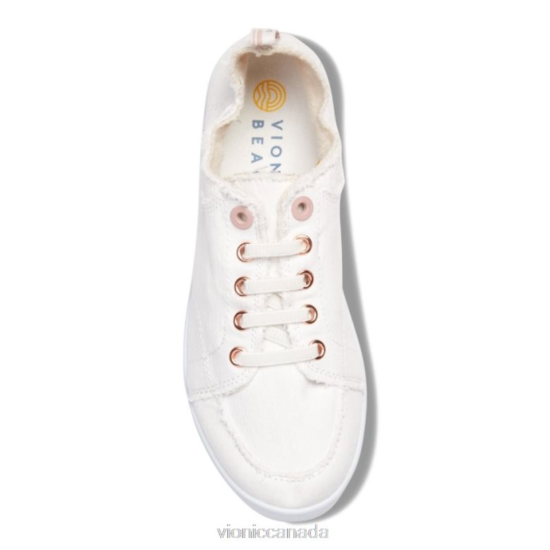 Vionic Beach Pismo Casual Sneaker: Canvas 4642661087 Cream Vionic shoes calgary