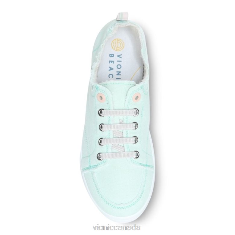 Vionic Beach Pismo Casual Sneaker: Canvas 4642661089 Seafoam Canvas Vionic sneakers