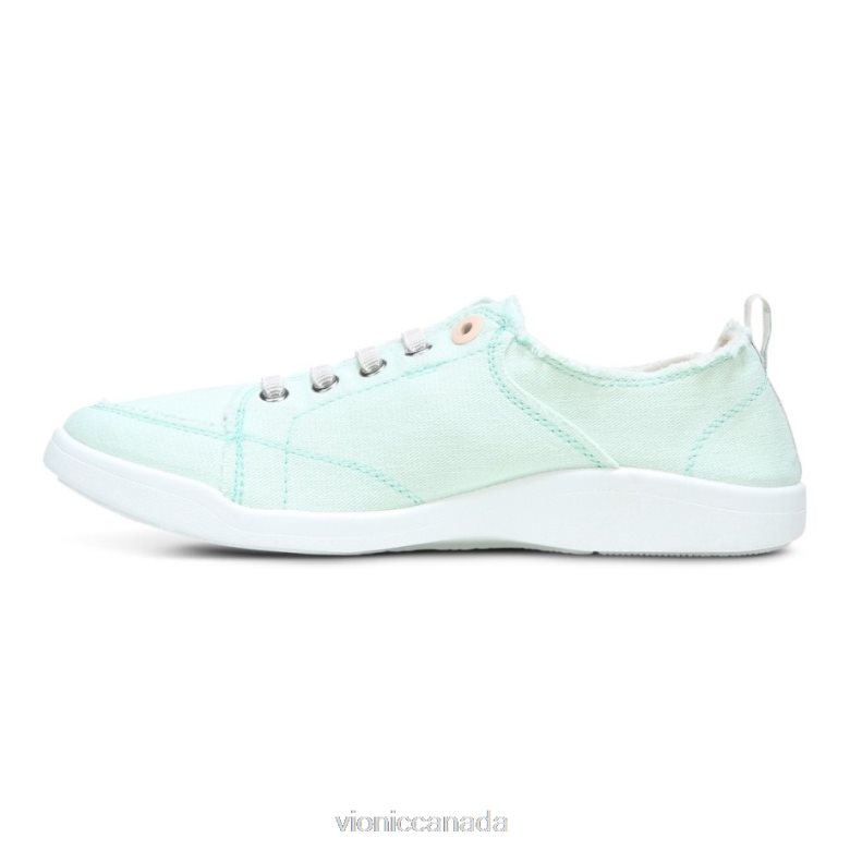 Vionic Beach Pismo Casual Sneaker: Canvas 4642661089 Seafoam Canvas Vionic sneakers