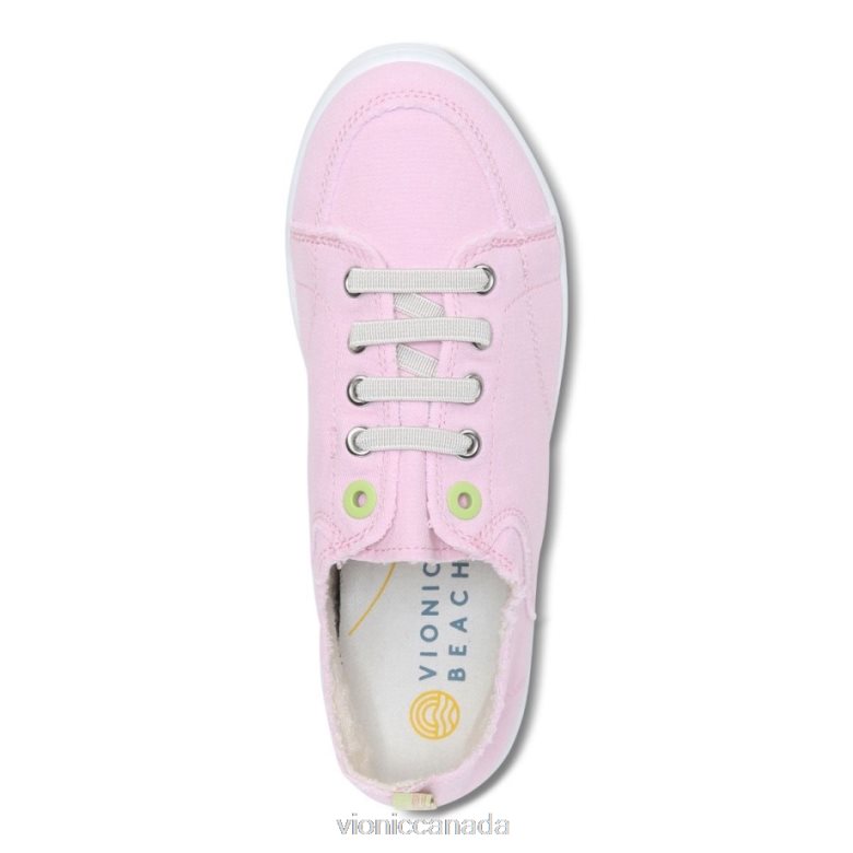 Vionic Beach Pismo Casual Sneaker: Canvas 4642661095 Cherry Blossom Canvas Vionic shoes calgary