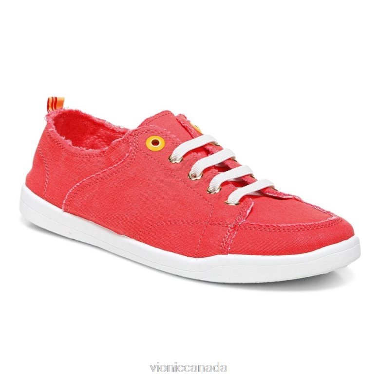 Vionic Beach Pismo Casual Sneaker: Canvas 4642661098 Poppy Canvas Vionic canada shoes