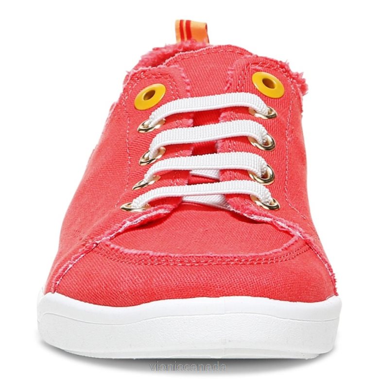 Vionic Beach Pismo Casual Sneaker: Canvas 4642661098 Poppy Canvas Vionic canada shoes