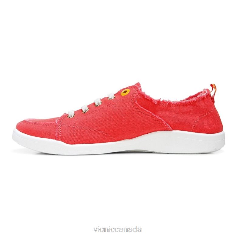 Vionic Beach Pismo Casual Sneaker: Canvas 4642661098 Poppy Canvas Vionic canada shoes