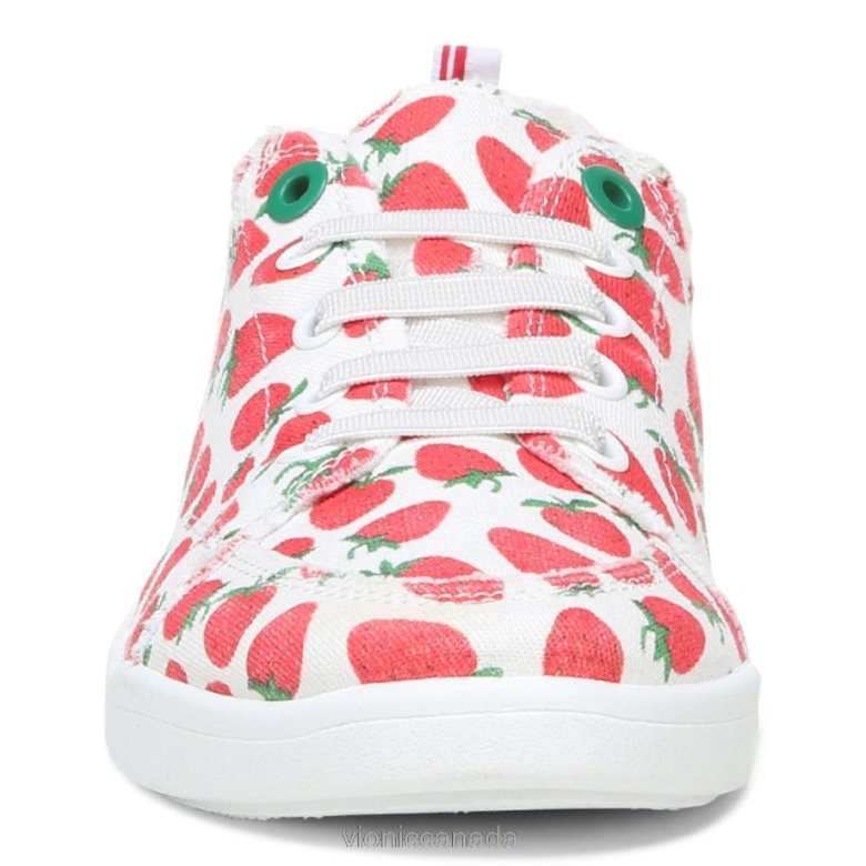Vionic Beach Pismo Casual Sneaker: Fruit 4642661185 Strawberries Vionic sneakers